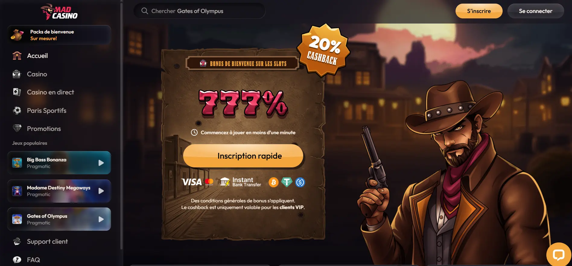 Top des meilleurs bonus de casino en ligne en France